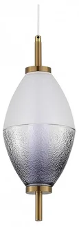 Светильник подвесной ST-Luce Черный/Белый, Дымчатый LED 1*8W 3000K