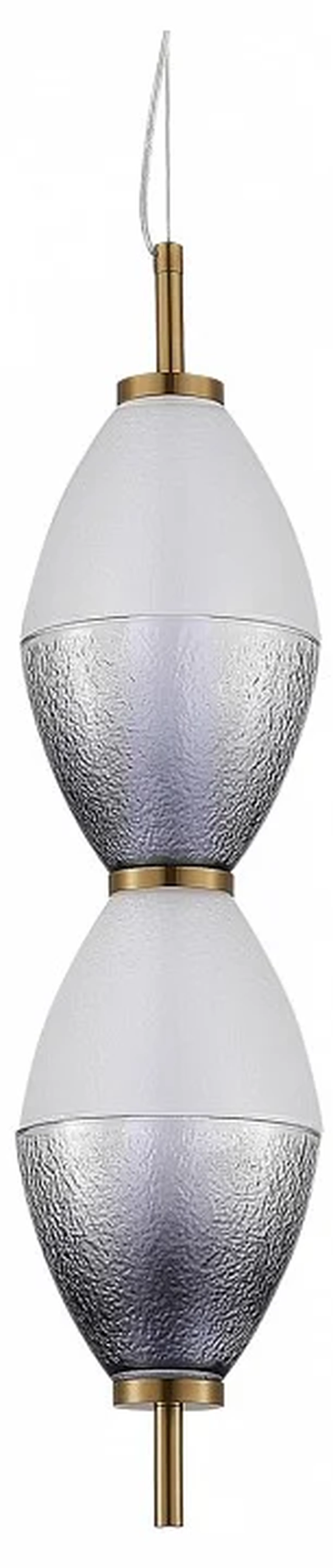 Светильник подвесной ST-Luce Черный/Белый, Дымчатый LED 1*16W 3000K