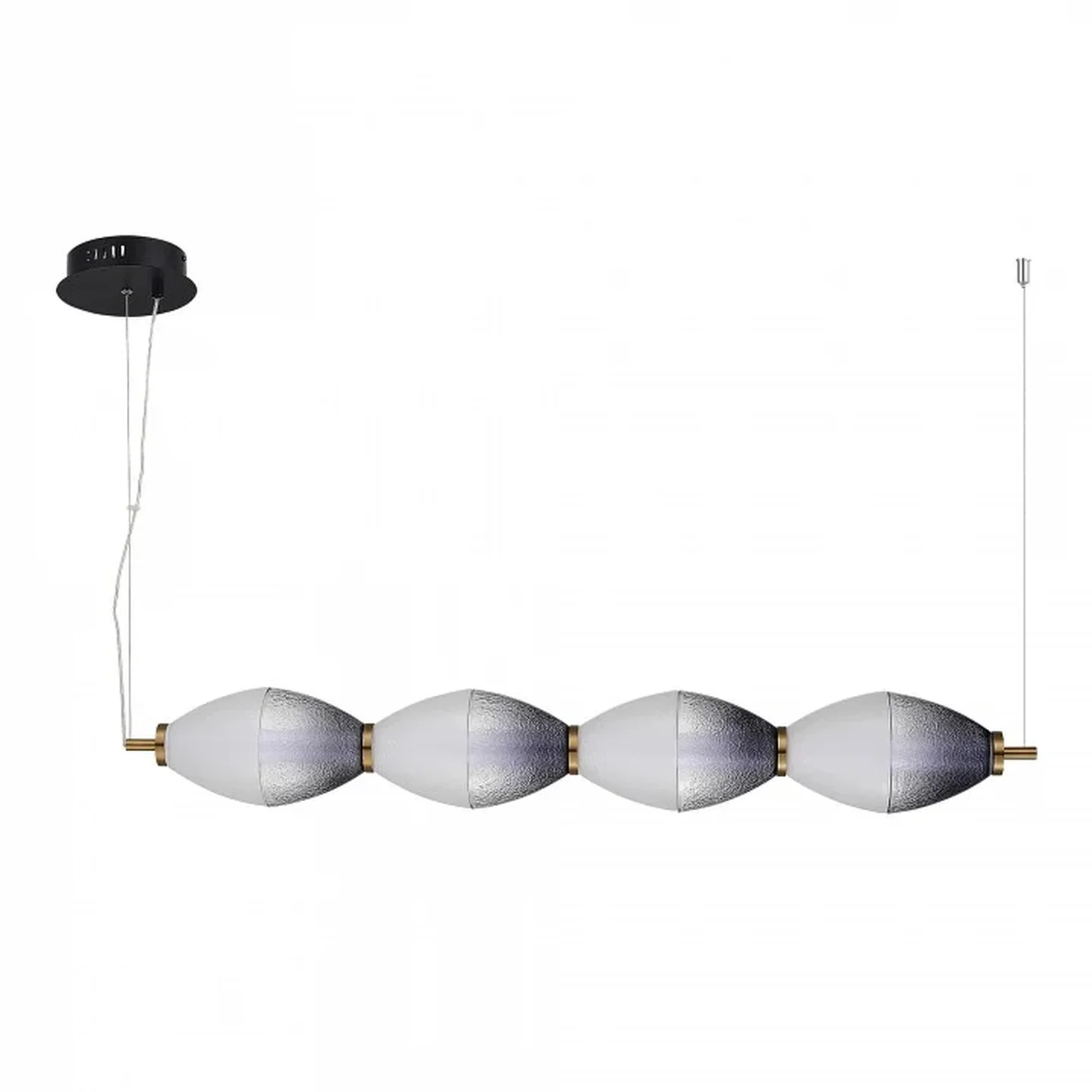 Светильник подвесной ST-Luce Черный/Белый, Дымчатый LED 1*28W 3000K