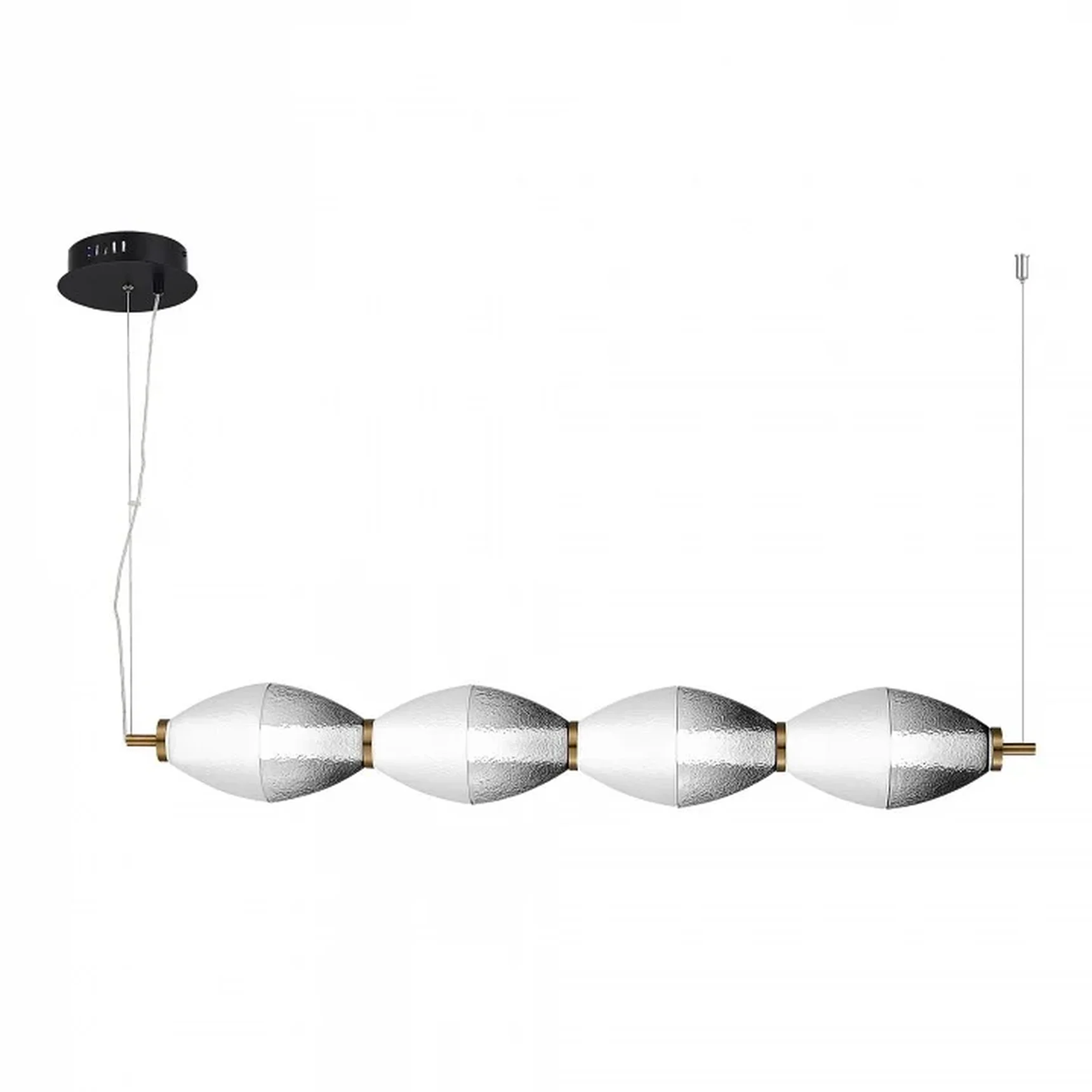 Светильник подвесной ST-Luce Черный/Белый, Дымчатый LED 1*28W 3000K