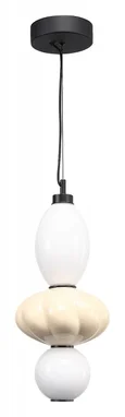 Светильник подвесной ST-Luce черный/желтый, опаловый LED 1*18W 3000K FLORENTINI