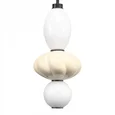 Светильник подвесной ST-Luce черный/желтый, опаловый LED 1*18W 3000K FLORENTINI