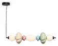 Светильник подвесной ST-Luce черный/зеленый, розовый, желтый, синий, опаловый LED 1*24 FLORENTINI