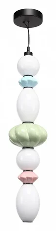 Светильник подвесной ST-Luce черный/зеленый, розовый, синий, опаловый LED 1*32W 3000K FLORENTINI