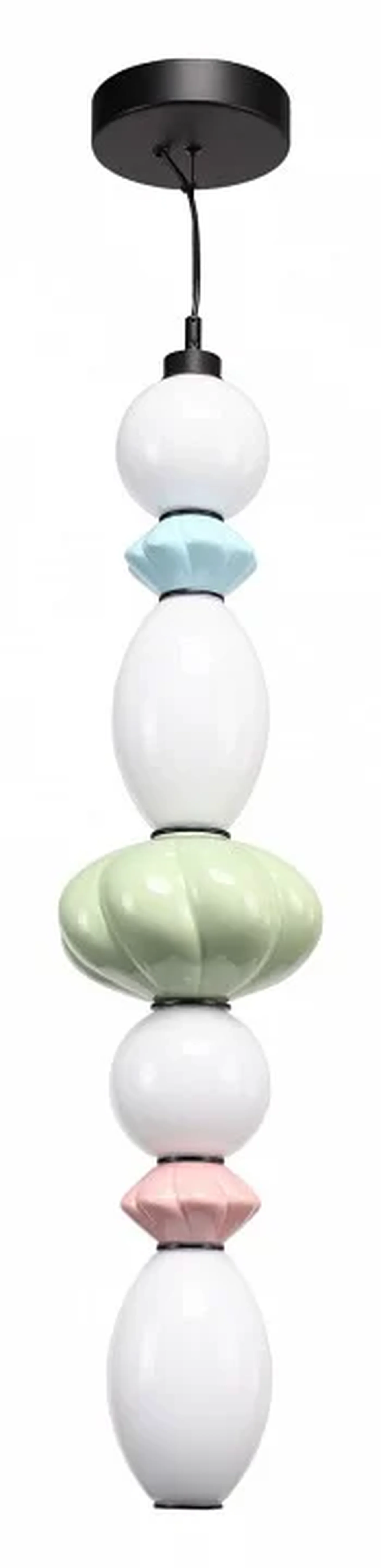 Светильник подвесной ST-Luce черный/зеленый, розовый, синий, опаловый LED 1*32W 3000K FLORENTINI