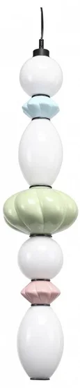 Светильник подвесной ST-Luce черный/зеленый, розовый, синий, опаловый LED 1*32W 3000K FLORENTINI