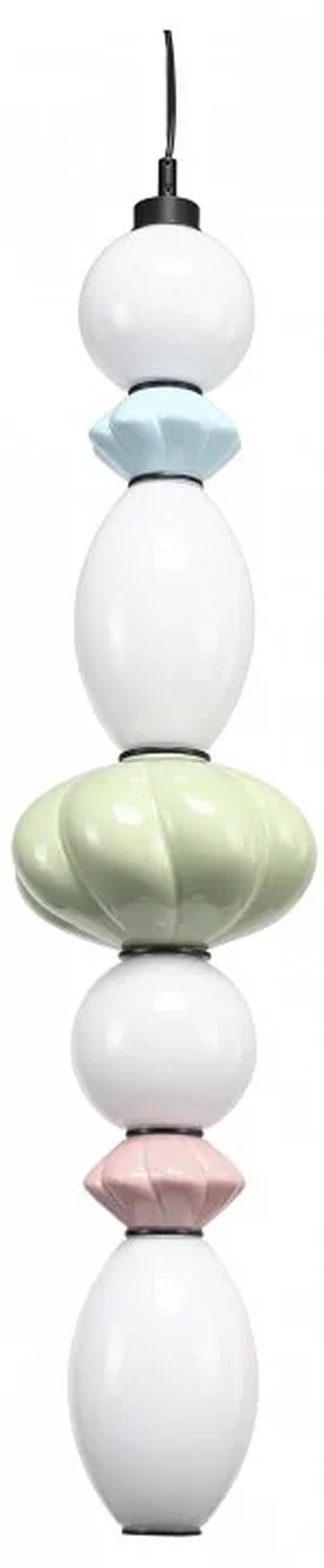 Светильник подвесной ST-Luce черный/зеленый, розовый, синий, опаловый LED 1*32W 3000K FLORENTINI