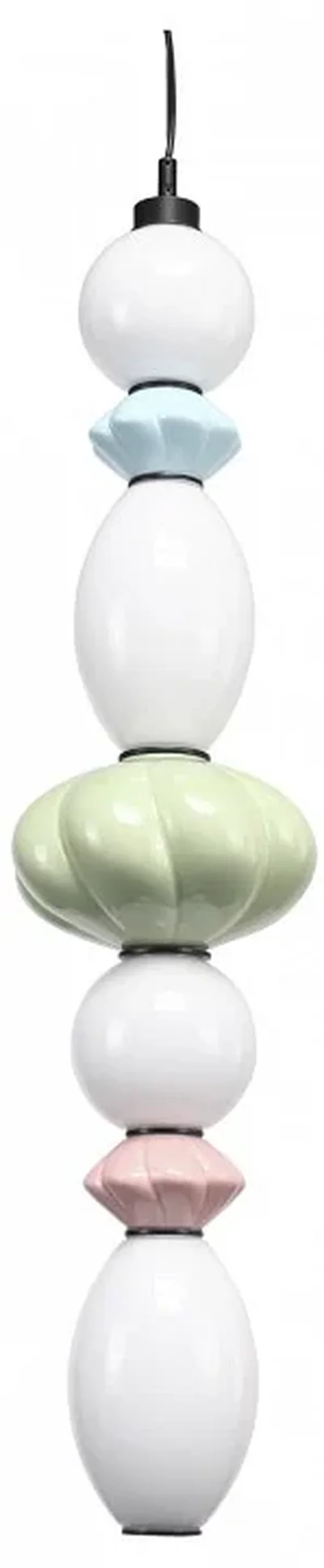 Светильник подвесной ST-Luce черный/зеленый, розовый, синий, опаловый LED 1*32W 3000K FLORENTINI
