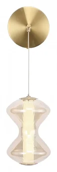 Светильник настенный ST-Luce золото/коньячный LED 1*6W 3000K SPINE