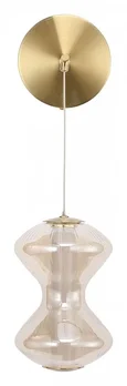 Светильник настенный ST-Luce золото/коньячный LED 1*6W 3000K SPINE