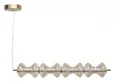 Светильник подвесной ST-Luce золото/коньячный LED 1*22W 3000K SPINE