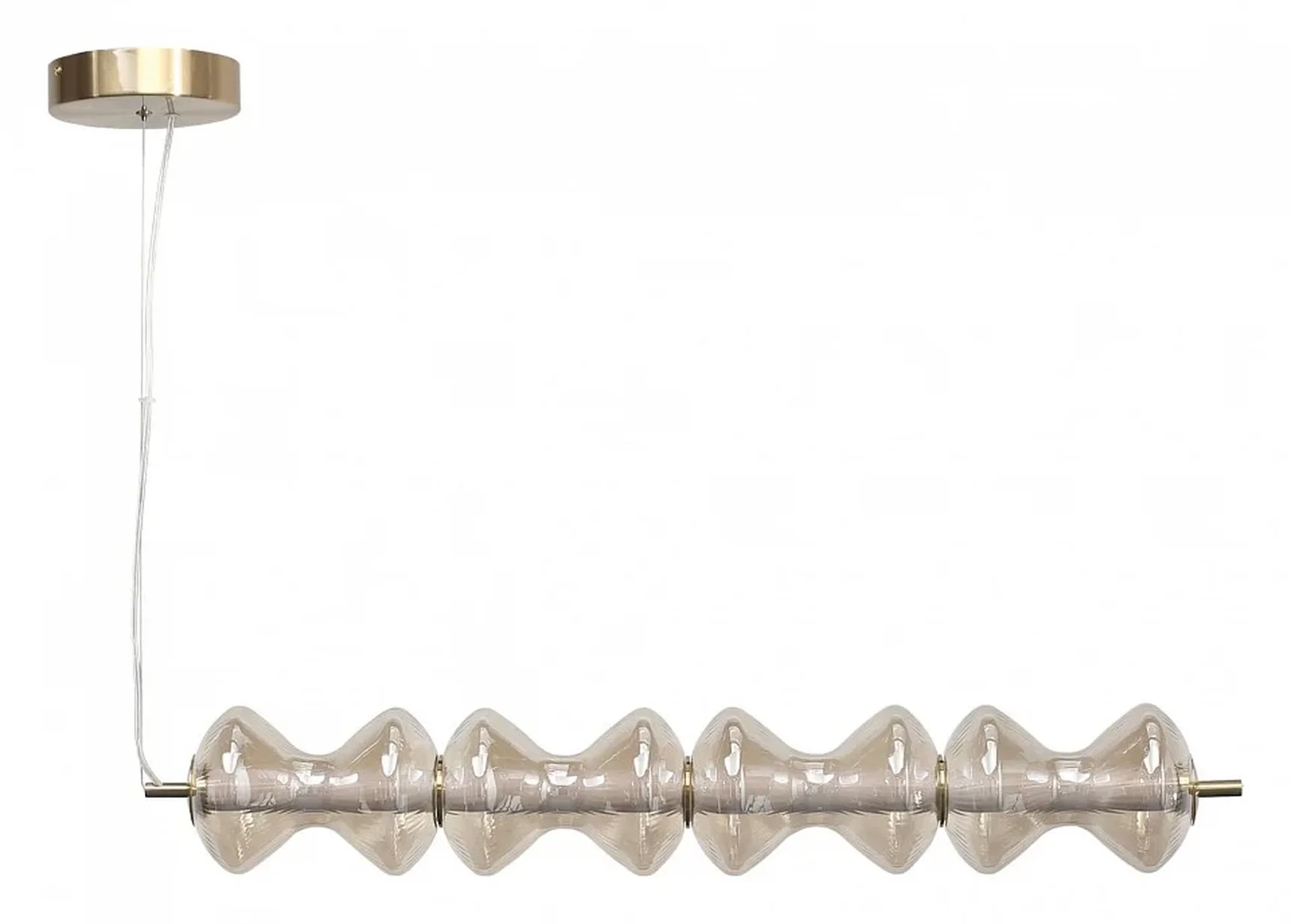 Светильник подвесной ST-Luce золото/коньячный LED 1*22W 3000K SPINE