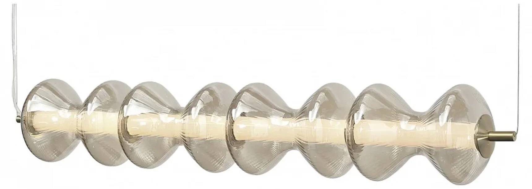 Светильник подвесной ST-Luce золото/коньячный LED 1*22W 3000K SPINE