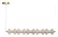 Светильник подвесной ST-Luce золото/коньячный LED 1*28W 3000K SPINE