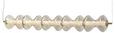 Светильник подвесной ST-Luce золото/коньячный LED 1*28W 3000K SPINE