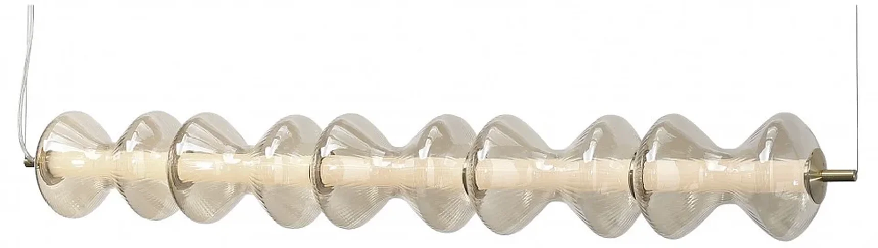 Светильник подвесной ST-Luce золото/коньячный LED 1*28W 3000K SPINE