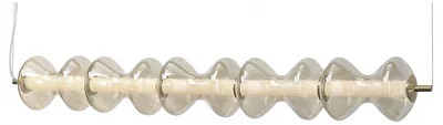 Светильник подвесной ST-Luce золото/коньячный LED 1*28W 3000K SPINE
