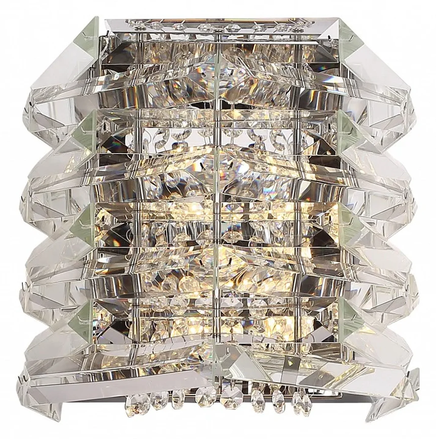 Светильник настенный ST-Luce никель/прозрачный E14 2*40W STROZZI