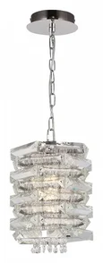 Светильник подвесной ST-Luce никель/прозрачный E14 1*40W STROZZI