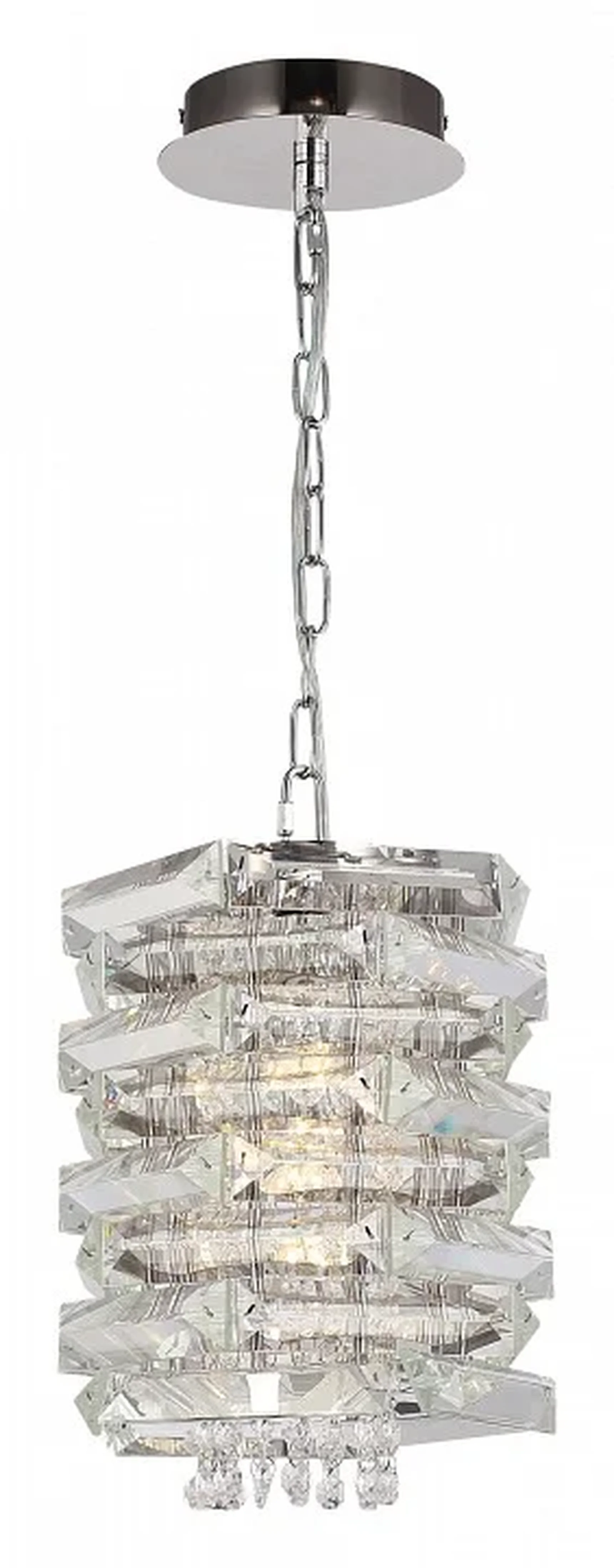 Светильник подвесной ST-Luce никель/прозрачный E14 1*40W STROZZI