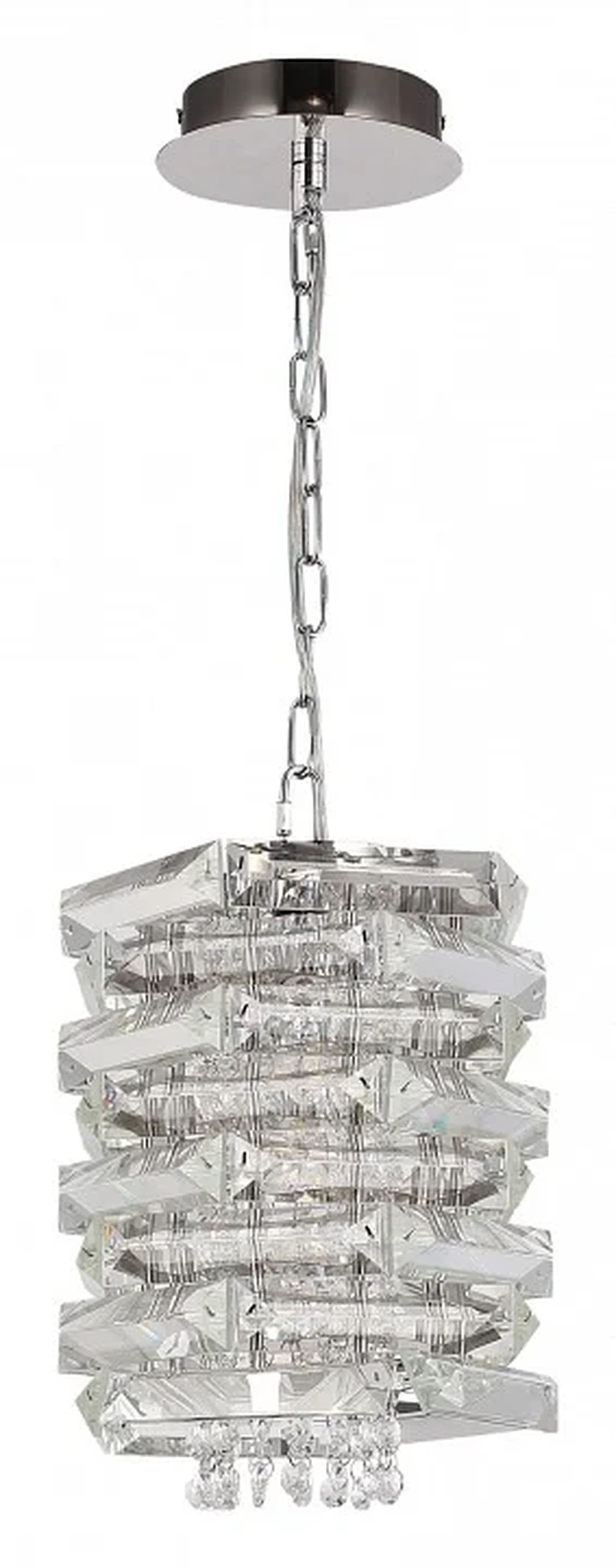 Светильник подвесной ST-Luce никель/прозрачный E14 1*40W STROZZI