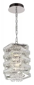 Светильник подвесной ST-Luce никель/прозрачный E14 1*40W STROZZI
