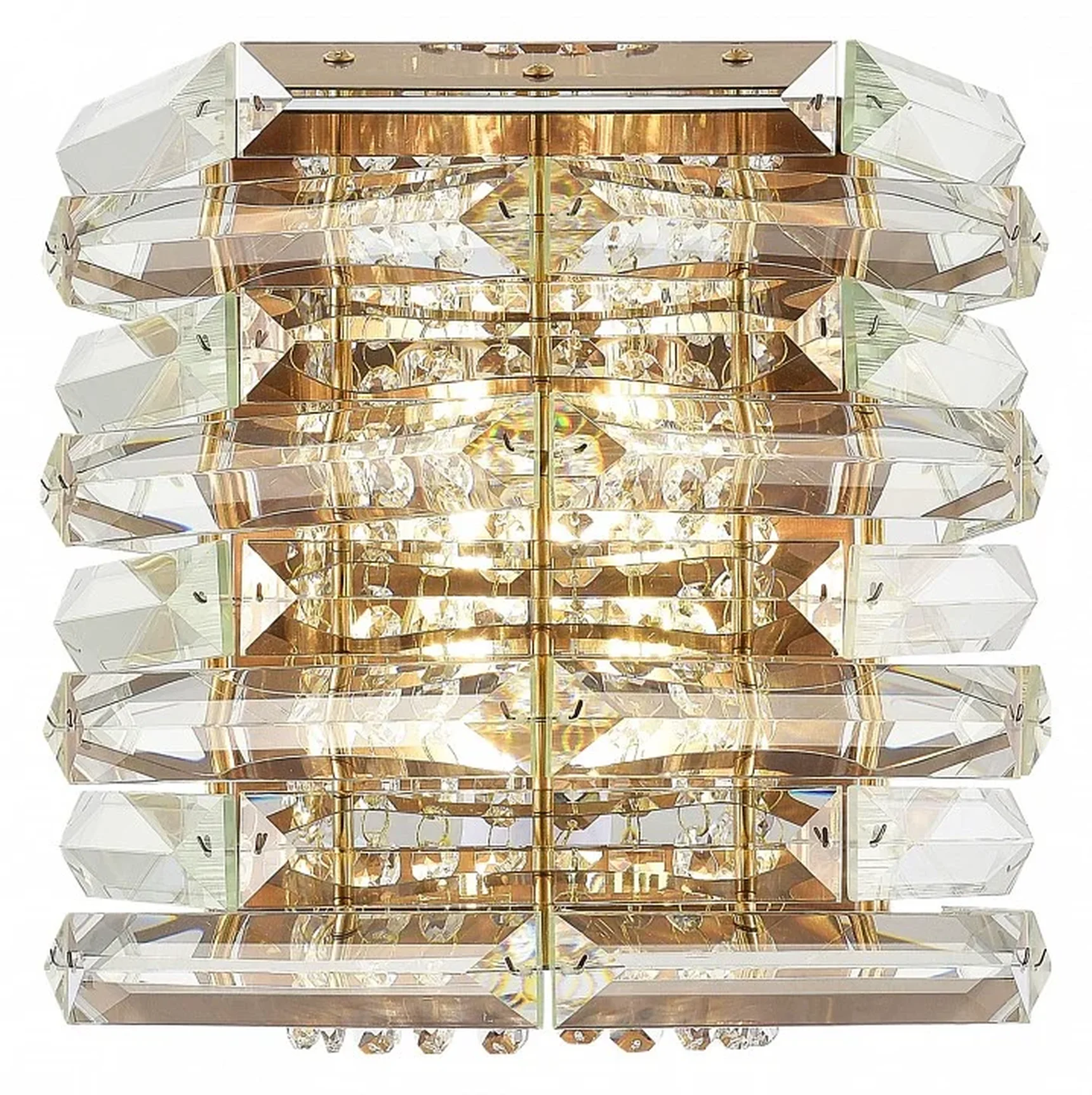 Светильник настенный ST-Luce медь/прозрачный E14 2*40W STROZZI