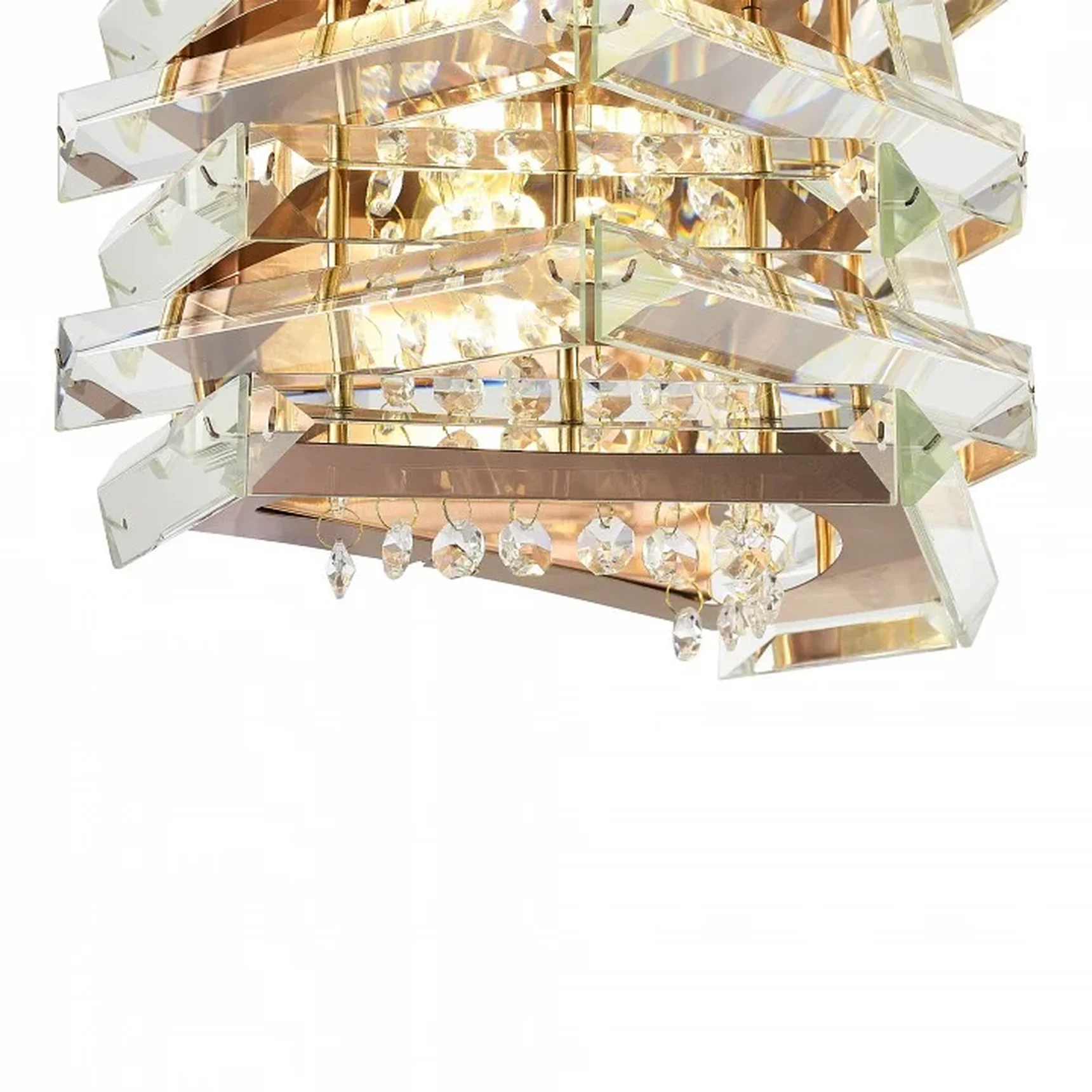 Светильник настенный ST-Luce медь/прозрачный E14 2*40W STROZZI