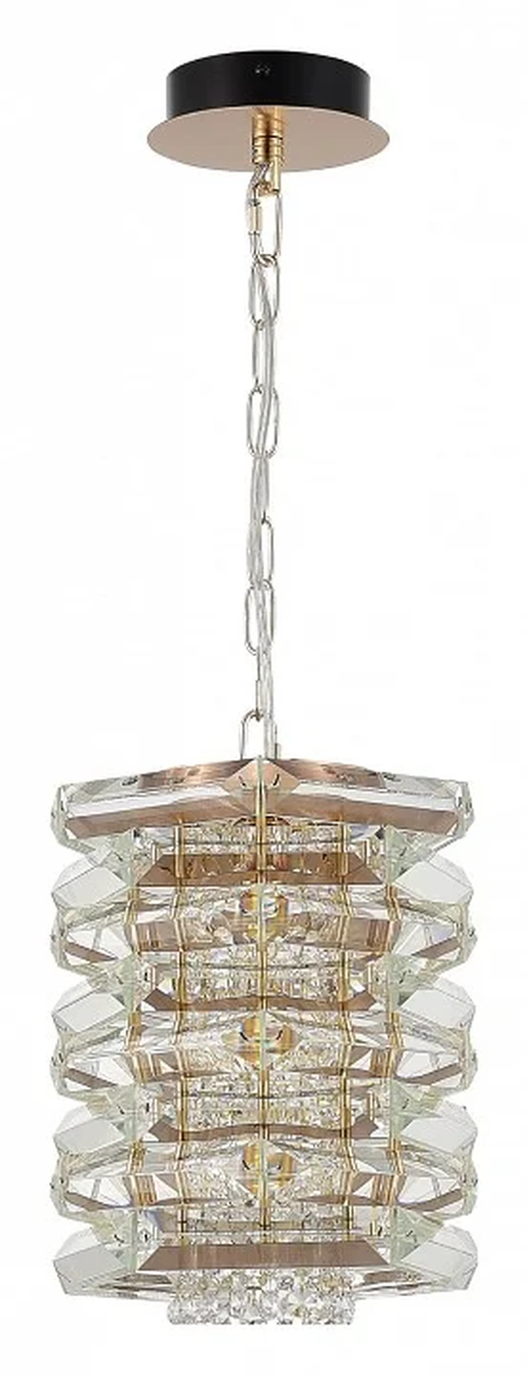 Светильник подвесной ST-Luce медь/прозрачный E14 1*40W STROZZI