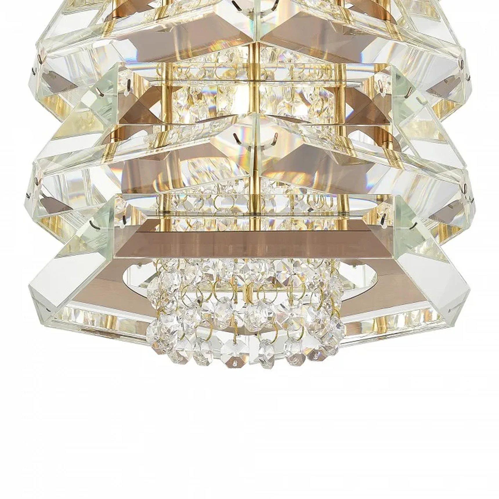 Светильник подвесной ST-Luce медь/прозрачный E14 1*40W STROZZI