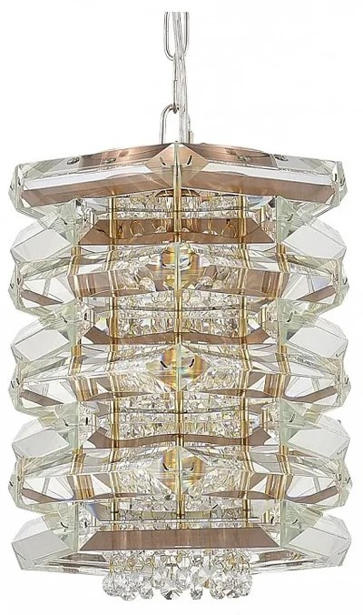 Светильник подвесной ST-Luce медь/прозрачный E14 1*40W STROZZI