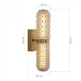 Светильник настенный ST-Luce латунь/Шампань LED 1*11W 4000K SAGUARO