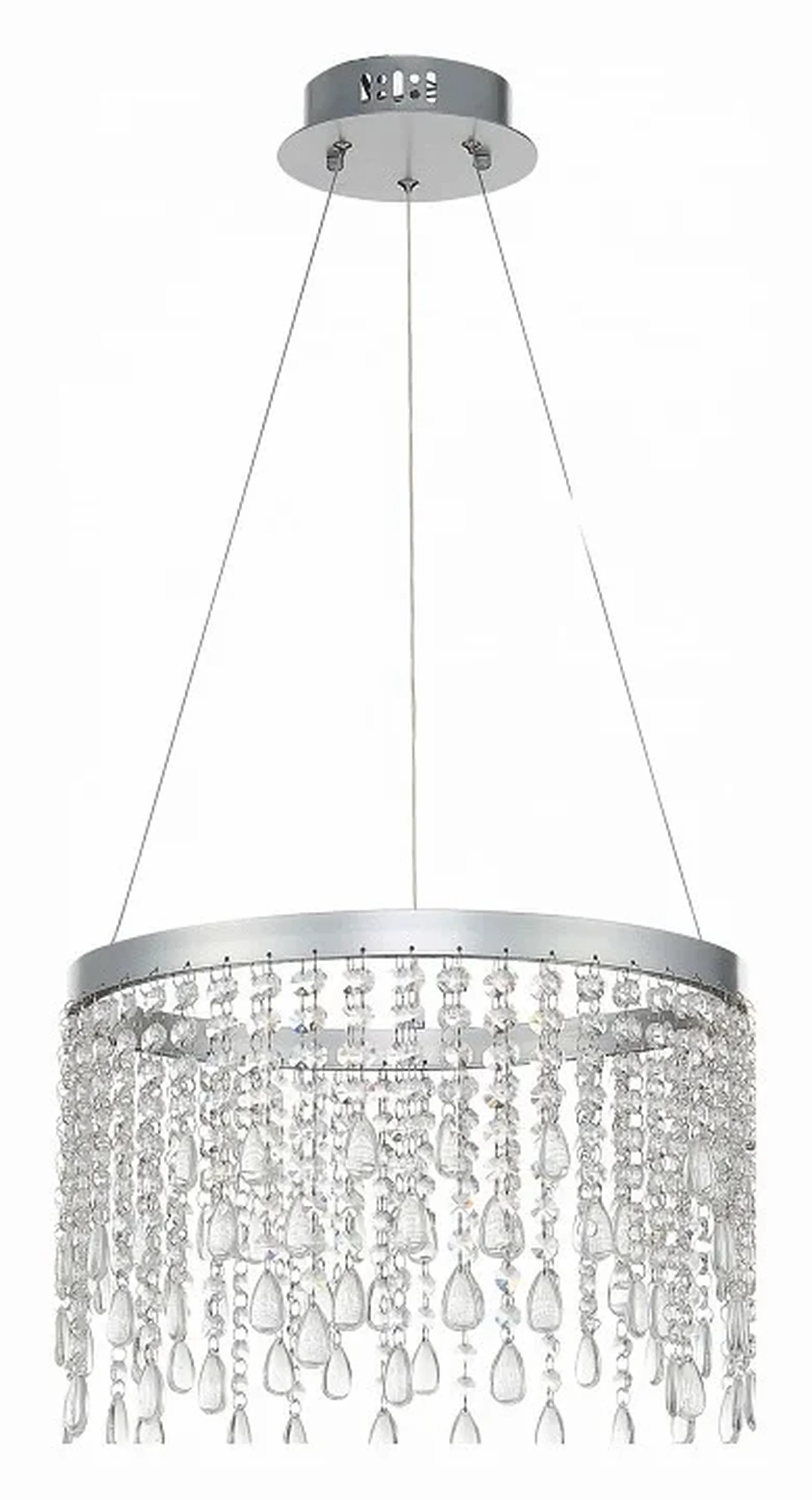 Люстра подвесная ST-Luce Серебристый/Прозрачный LED 1*24W 3000K/4000K/6000K