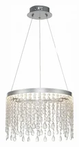 Люстра подвесная ST-Luce Серебристый/Прозрачный LED 1*24W 3000K/4000K/6000K