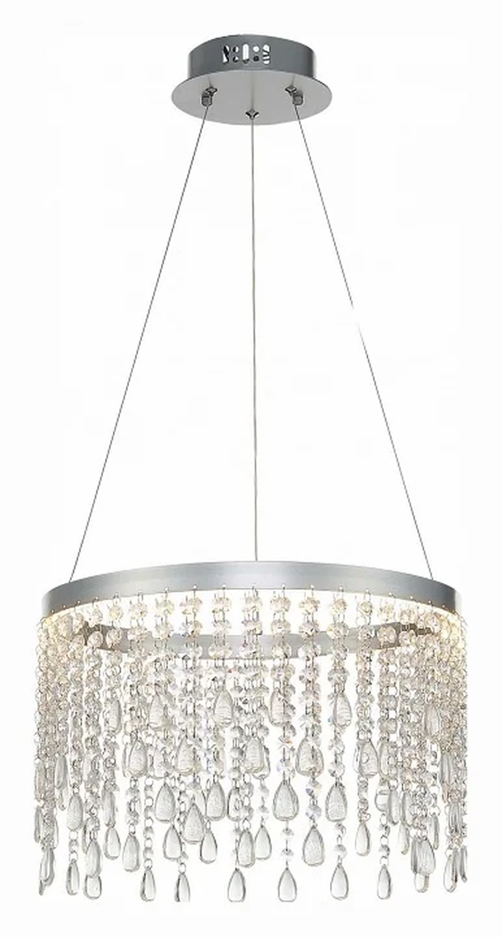 Люстра подвесная ST-Luce Серебристый/Прозрачный LED 1*24W 3000K/4000K/6000K