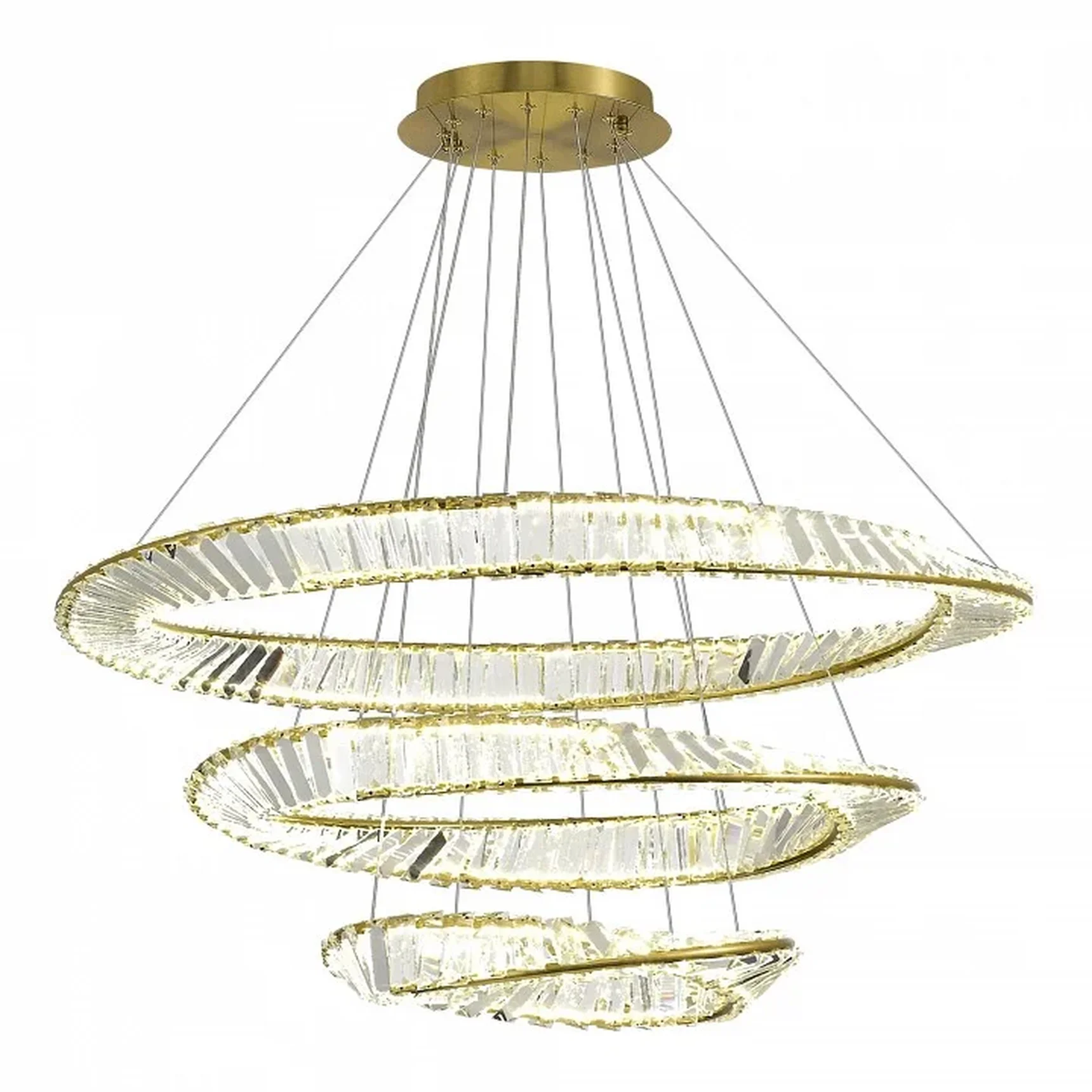Светильник подвесной ST-Luce Латунь/Прозрачный LED 1*97W 4000K