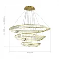 Светильник подвесной ST-Luce Латунь/Прозрачный LED 1*97W 4000K