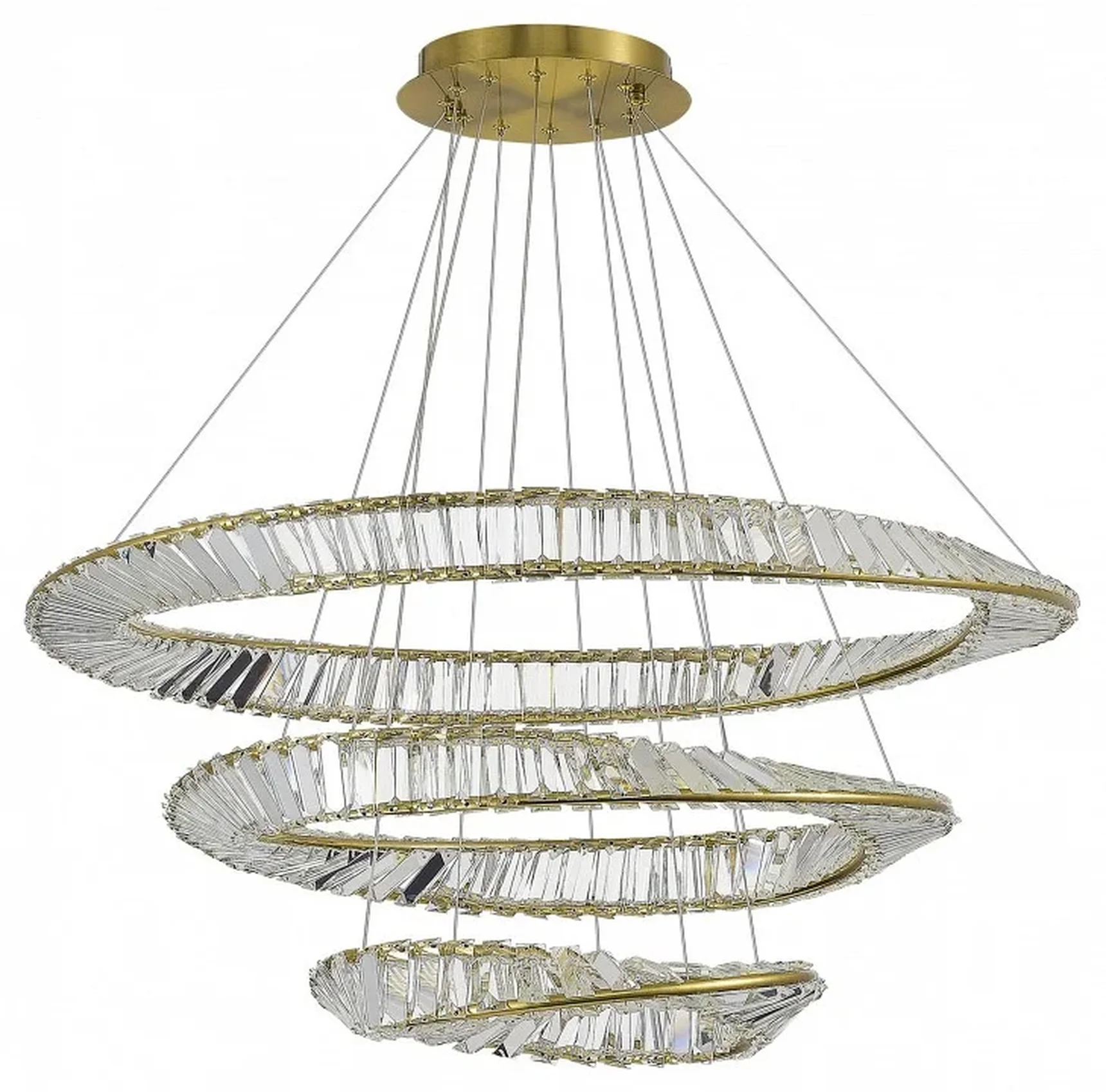 Светильник подвесной ST-Luce Латунь/Прозрачный LED 1*97W 4000K