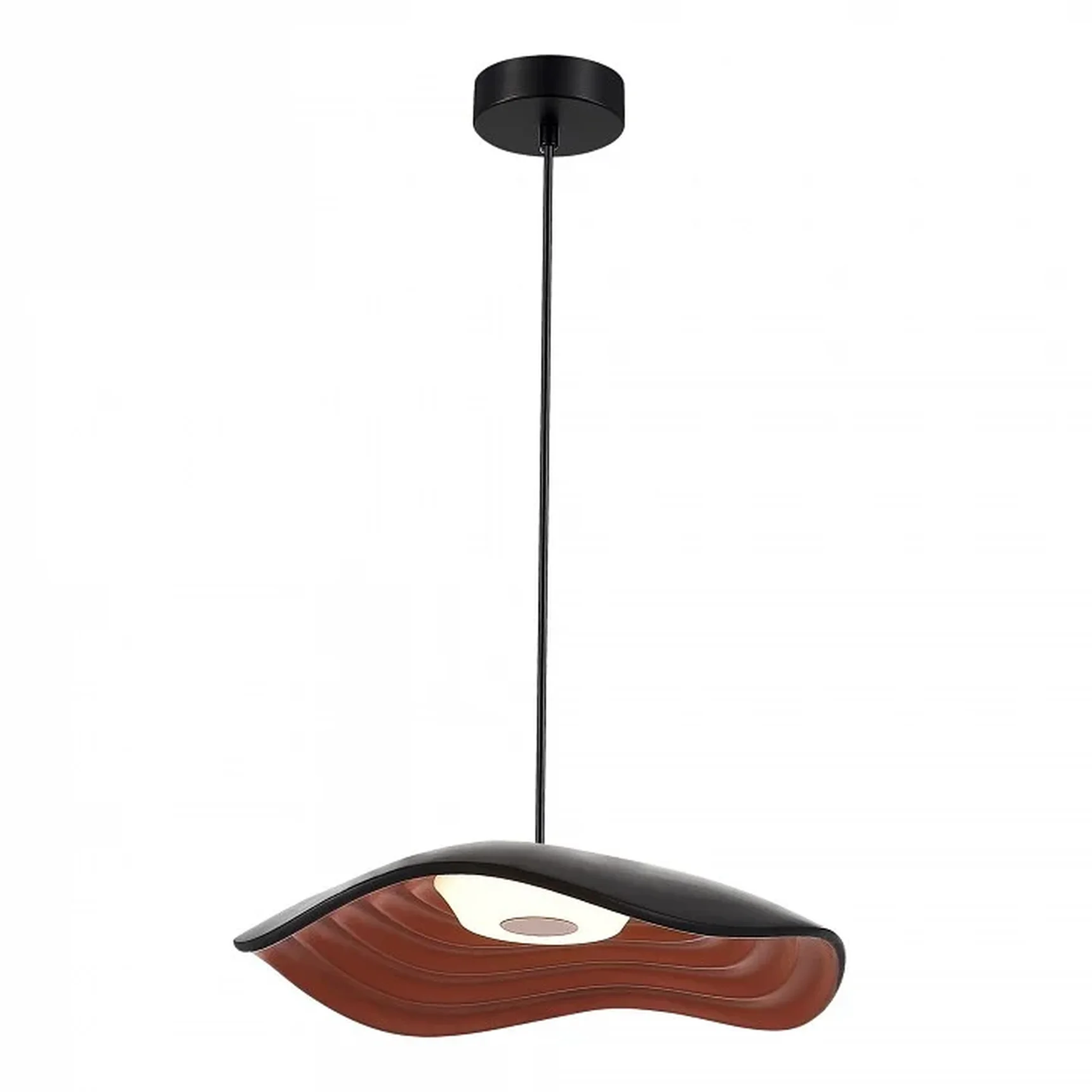 Светильник подвесной ST-Luce Черный/Черный, Оранжевый LED 1*12W 3000K