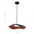 Светильник подвесной ST-Luce Черный/Черный, Оранжевый LED 1*12W 3000K