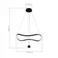Светильник подвесной ST-Luce Черный/Черный, Белый LED 1*35W 3000K
