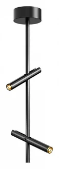 Светильник подвесной ST-Luce Черный/Черный, Золотистый LED 2*3W 3000K LILT