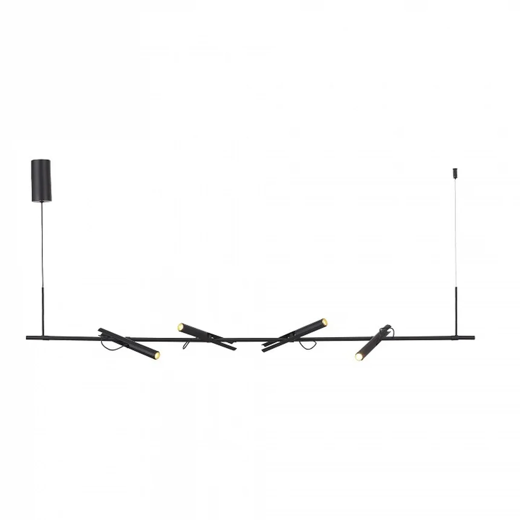 Светильник подвесной ST-Luce Черный/Черный, Золотистый LED 4*3W 3000K LILT