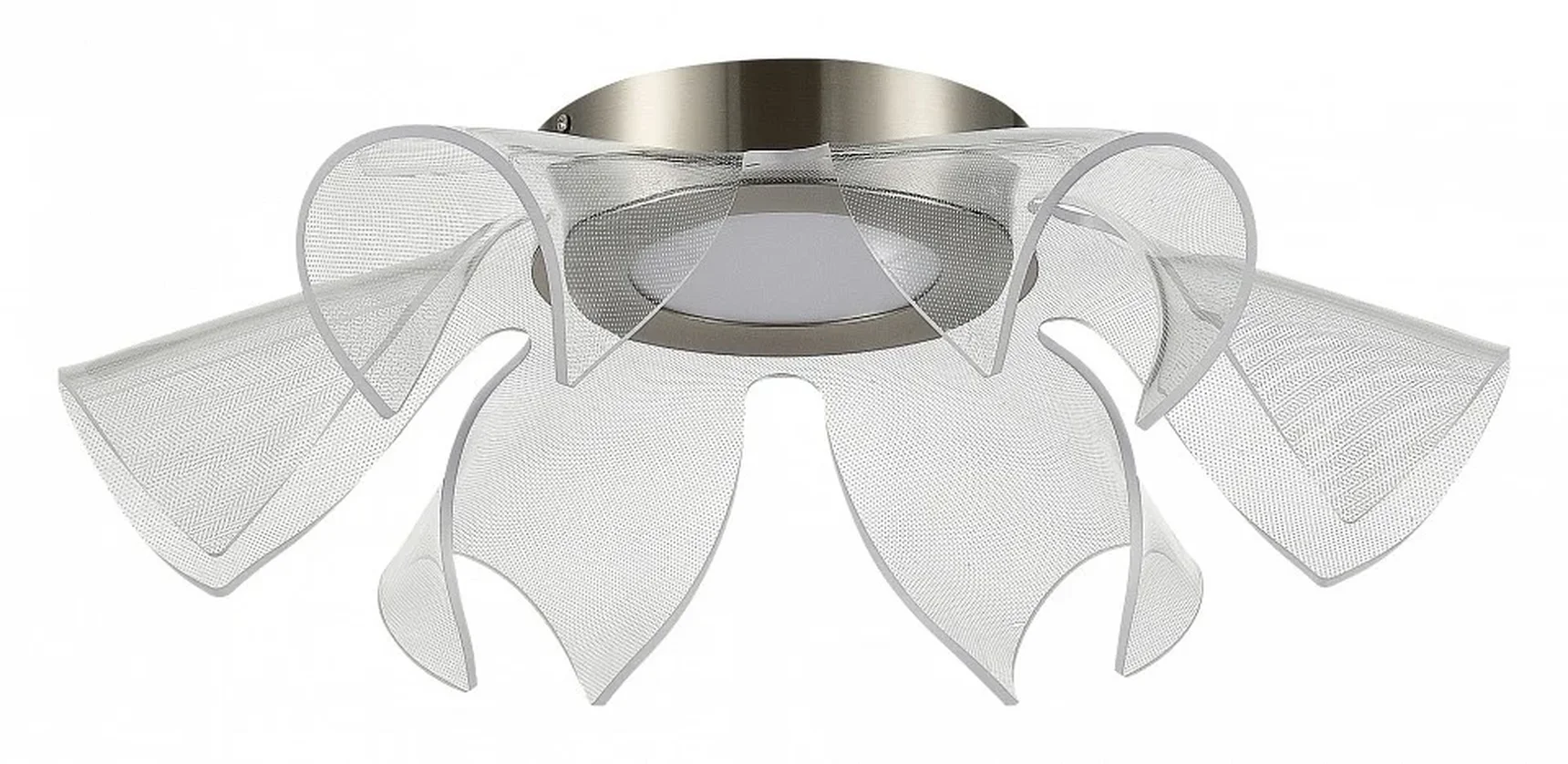 Светильник потолочный ST-Luce Никель/Прозрачный LED 1*20W 4000K