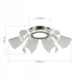 Светильник потолочный ST-Luce Никель/Прозрачный LED 1*20W 4000K
