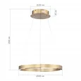 Светильник подвесной ST-Luce латунь/латунь LED 1*25W 4000K