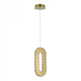 Светильник подвесной ST-Luce Золотистый/Золотистый, Прозрачный LED 1*9W 3000K