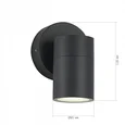 Светильник уличный настенный ST-Luce серый/белый GU10 1*50W