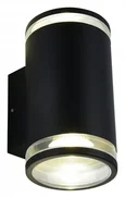 Светильник уличный настенный ST-Luce черный/белый GU10 2*50W