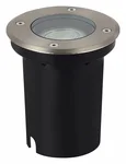 Встраиваемый светильник ST-Luce черный/стальной GU10 1*50W